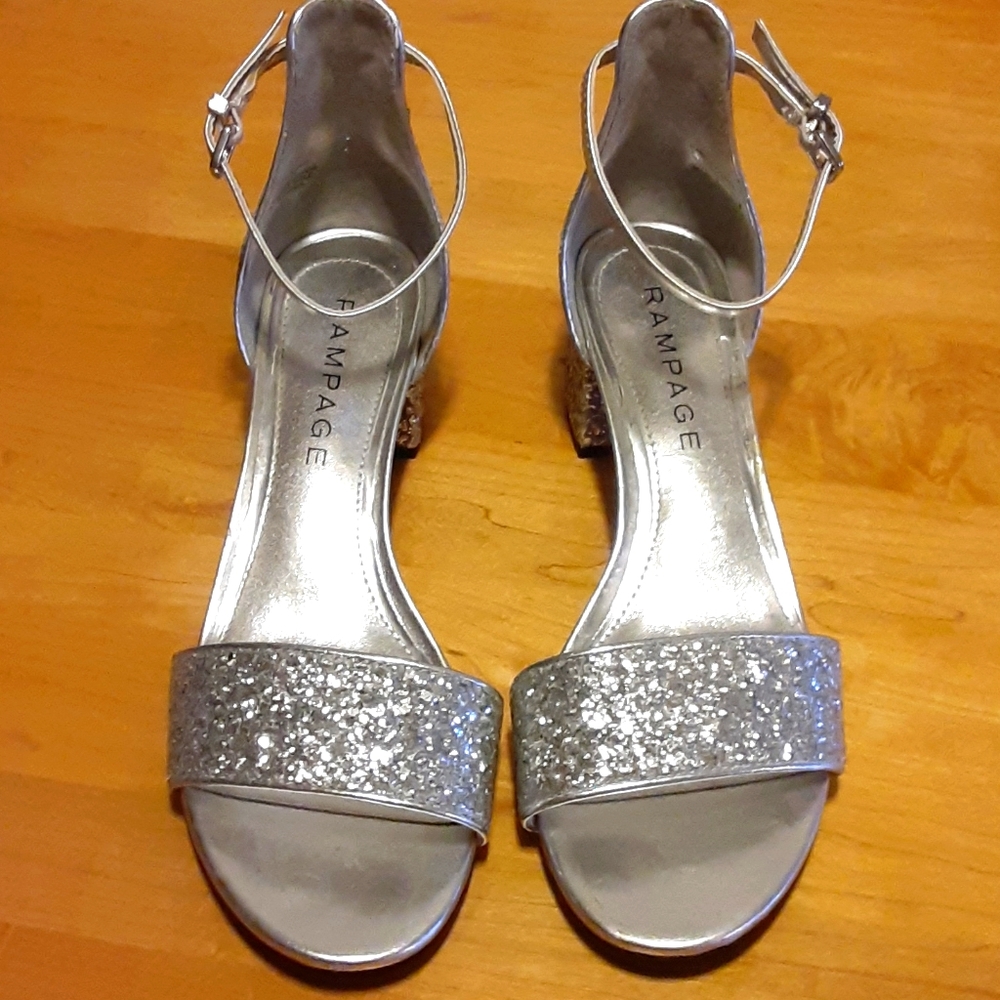 Silver heels